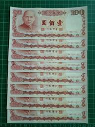 保真堂TC223 評級鈔 民國59年100元PMG64 豹子號666 中央水印 壹佰圓 一百元 歷史價格詳細信息