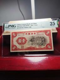 民國二十五年牌坊，中央銀行壹圓，黑牌坊，大眾情人，超高顏值， 古玩 老物件 舊藏 -627 歷史價格詳細信息