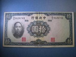 民國25年中央銀行華德路版法幣券PMG64無34715227 歷史價格詳細信息