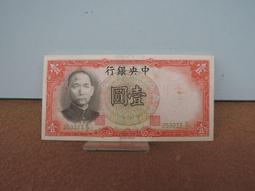 民國二十五年牌坊，中央銀行壹圓，黑牌坊，大眾情人，超高顏值， 古玩 老物件 舊藏 -627 歷史價格詳細信息