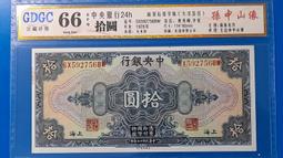 17年中央銀行 壹圓 1元 紙鈔[孫中山像] GDGC評級64#  (紙鈔) 歷史價格詳細信息