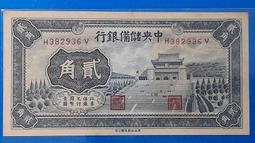中央银行2角纸币1931年洙水桥民国钱币纸币收藏用全新unc辅币券 歷史價格詳細信息
