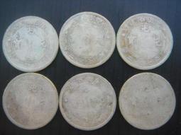 6枚小銀幣。帶彩或原光好品。日本銀幣旭日十錢帶彩、俄屬芬蘭2674 歷史價格詳細信息