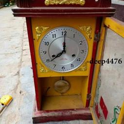 老座鐘，馬頭鐘。公私合營時期老座鐘！象球牌的，能走打！品相如5355 歷史價格詳細信息