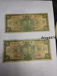 古幣 老物件 民國上海壹圓紙幣一張  品相如圖409 歷史價格詳細信息