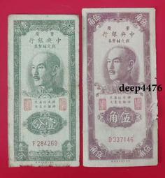 重慶中央銀行銀輔幣券一角20070 歷史價格詳細信息