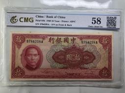 民國法幣孫像壹仟圓號碼807333爆子號，挺版原票，無修補無 古玩 老物件 舊藏 -3825 歷史價格詳細信息