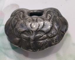 老銀鎖，百歲鎖，左右長3厘，重3.5克，包漿自然，包老 古玩 老物件 舊藏 -3657 歷史價格詳細信息