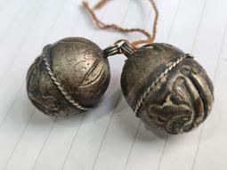 老銀鈴鐺一只，聲音清脆，包老保真 古玩 老物件 舊藏 -3773 歷史價格詳細信息