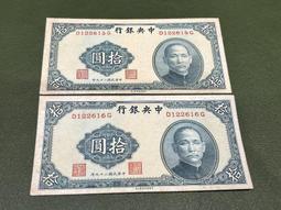 2張中央銀行 金圓券 貳拾圓30元5455 歷史價格詳細信息