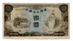 中鈔..滿州10元 歷史價格詳細信息