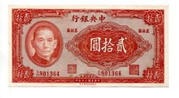 民國20年中國銀行德納羅版天津地名券原票15143 歷史價格詳細信息