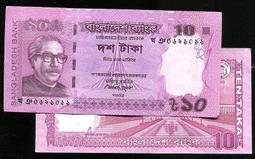 【國際】Bangladesh (孟加拉紙幣)， P55Ac ， 20-TAKA ， 2014 ,品相全新UNC 歷史價格詳細信息