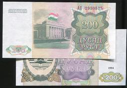 塔吉克斯坦20盧布1994年全新UNC外國錢幣保真紙鈔收藏Tajikistan#紙幣#錢幣#外幣 歷史價格詳細信息