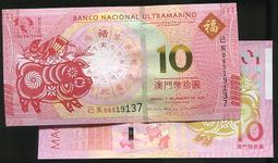 MACAO BOC (澳門中國銀行紙幣)， P111 ， 100 Dollar ， 2013 ，品相全新UNC 歷史價格詳細信息