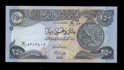 【低價外鈔】伊拉克 1994 年 50Dinars 緊急狀態時期 紙鈔一枚 海珊圖案 好品少見~(詳見內文) 歷史價格詳細信息