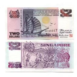 1997 星加坡 新加坡 SINGAPORE 2 Dollars 歷史價格詳細信息