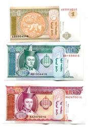 Mongolia,蒙古紙鈔,1993,10M&ouml;ng&ouml;,P-49,5張連號一組 歷史價格詳細信息