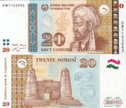 塔吉克斯坦20盧布1994年全新UNC外國錢幣保真紙鈔收藏Tajikistan#紙幣#錢幣#外幣 歷史價格詳細信息