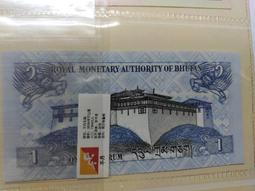 不丹2013年1元面額&quot;雙龍圖案﻿&quot;﻿鈔票全新連號若干張,每張不挑號只要20元---台北或新竹可面交 歷史價格詳細信息