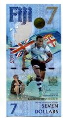 FIJI (斐濟塑膠鈔), P115 ,動物 5-Dollars , ND(2013) Animal , 全新UNC 歷史價格詳細信息