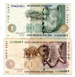 [富國]外鈔SouthAfricas南非1990-94y5randp119e 歷史價格詳細信息