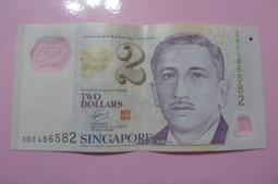 ㊣集卡人㊣貨幣收藏-新加坡 新加坡元 新幣 100元 紙鈔  1AJ115757 歷史價格詳細信息