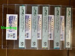 平水紡織，pmg評級68分，帶豹子號，數三。366 歷史價格詳細信息