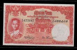 【低價外鈔】泰國ND 1968年 100 Baht 泰銖 紙鈔一枚 P79 早期好品珍罕~95~98新 (186) 歷史價格詳細信息