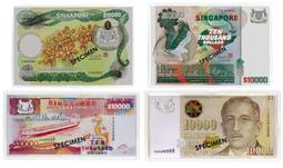 新加坡(SINGAPORE) 2000年千禧紀念版$2元(1)上部紙邊未裁切(2)下部紙邊未裁切  一套二張 歷史價格詳細信息