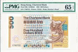 香港渣打銀行1985年一百 長棍麒麟 首年版 全新近絕 注5258 歷史價格詳細信息