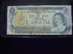加拿大1973年一 女王鈔 上好品相5641 歷史價格詳細信息