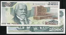 【紙幣】MEXICO (墨西哥), P73 , 50-PESO , 1981 ,品相全新UNC 歷史價格詳細信息