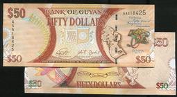 蓋亞那2016年 20 Dollars紙鈔１張。－UNC－－－－－(GUYANA-瀑布-圭亞那) 歷史價格詳細信息