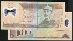 DOMINICAN (多明尼加紙幣)， P180 ， 1000-PESO ， 2009 ，品相全新UNC 歷史價格詳細信息