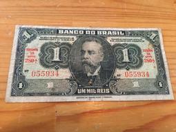百年老鈔-1925年巴西20milreis少見美鈔版 歷史價格詳細信息
