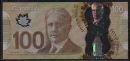 CANADA (加拿大塑膠鈔), P107 , 10-Dollar , ND(2013) , 品相全新UNC 歷史價格詳細信息