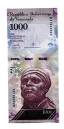 委內瑞拉 - 2017年 500/1000 Bolivares  紙鈔 UNC(兩張) 歷史價格詳細信息