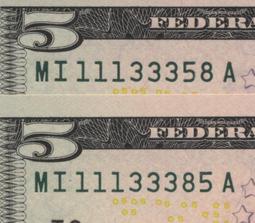 二張全新趣味鈔(二段式&quot;對對胡&quot;+號碼對稱互補)之有趣特殊組合----面額1500元另計+台北可面交 歷史價格詳細信息