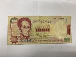 委內瑞拉1000紙鈔 保真 歷史價格詳細信息