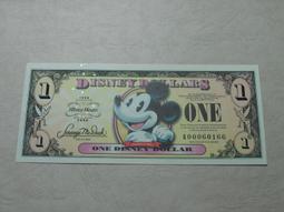 2008年 迪士尼  米奇  80周年米老鼠 1美元紀念鈔 歷史價格詳細信息