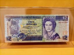 ★正★【貝里斯2007年2-DOLLARS紙鈔】全新 歷史價格詳細信息