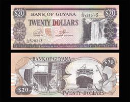 圭亞那1996年20 紙幣 美洲錢幣 帶邊紙 稀少 全新u10284 歷史價格詳細信息