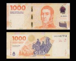 阿根廷1000比索1983-85年版全新UNC外國錢幣保真收藏紙鈔聖&middot;馬丁#紙幣#錢幣#外幣 歷史價格詳細信息