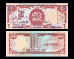 千里達及托巴哥2020(2021)年1元塑膠鈔 歷史價格詳細信息