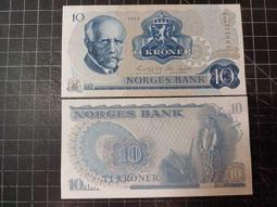 挪威紙幣，100克朗，1998年，初版無全息，全新UNC，角62 歷史價格詳細信息