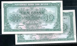 比利時1943年20法郎 TQG53 國王利奧波德夫婦5526 歷史價格詳細信息