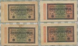 《德國馬克 元 》單面 │1923年 歷史價格詳細信息