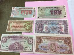 英國軍票系列二6便士 1948年金屬安全線初版 非後期水印再415 歷史價格詳細信息