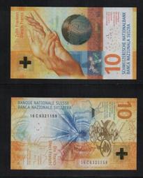 【低價外鈔】瑞士 2017年 10FR 瑞士法郎 紙鈔一枚，最新發行~ 價格比較,價格查詢,歷史價格詳細信息